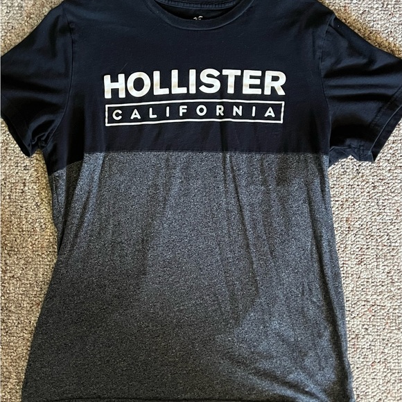 Hollister ombré black & grey soft graphic T-shirt - Picture 3 of 6